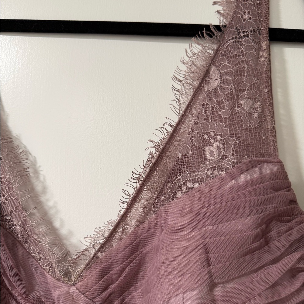 Elegant Mauve Evening Gown - from Anthropologie - Picture 3 of 8